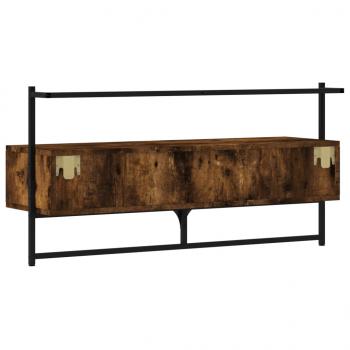 TV-Wandschrank Räuchereiche 100,5x30x51 cm Holzwerkstoff