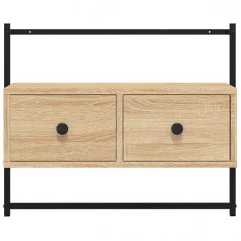 TV-Wandschrank Sonoma-Eiche 60,5x30x51 cm Holzwerkstoff