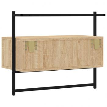 TV-Wandschrank Sonoma-Eiche 60,5x30x51 cm Holzwerkstoff