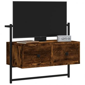 TV-Wandschrank Räuchereiche 60,5x30x51 cm Holzwerkstoff