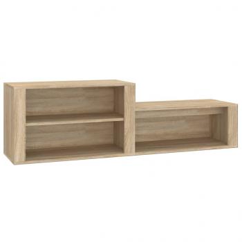 Schuhschrank Sonoma-Eiche 150x35x45 cm Holzwerkstoff