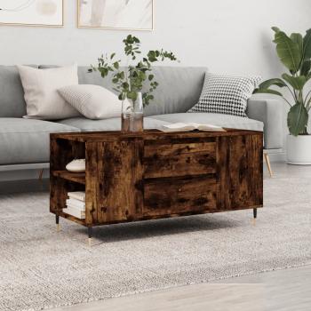 ARDEBO.de - Couchtisch Räuchereiche 102x44,5x50 cm Holzwerkstoff