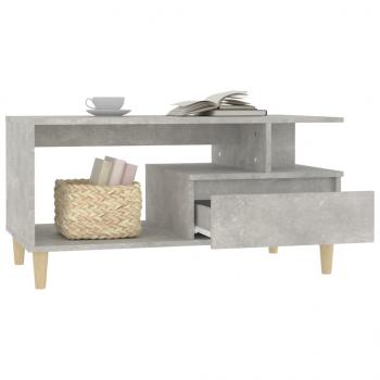 Couchtisch Betongrau 90x49x45 cm Holzwerkstoff