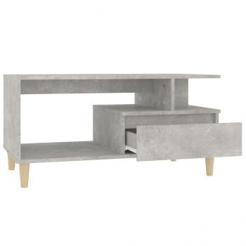 Couchtisch Betongrau 90x49x45 cm Holzwerkstoff