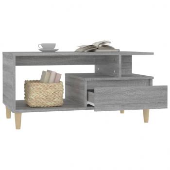 Couchtisch Grau Sonoma 90x49x45 cm Holzwerkstoff