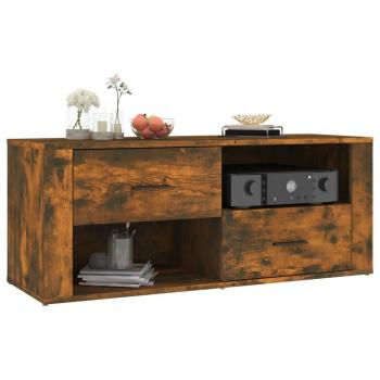 TV-Schrank Räuchereiche 100x35x40 cm Holzwerkstoff