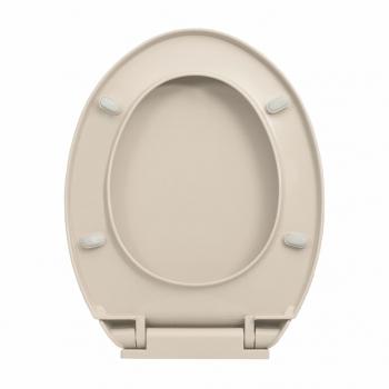 Toilettensitz mit Absenkautomatik Aprikose Oval