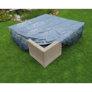 Nature Gartenmöbelabdeckung für niedrigen Tisch Stühle 325x205x70 cm