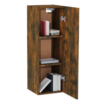 TV-Schrank Räuchereiche 30,5x30x90 cm Holzwerkstoff