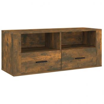 TV-Schrank Räuchereiche 100x35x40 cm Holzwerkstoff