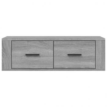 TV-Wandschrank Grau Sonoma 80x36x25 cm Holzwerkstoff