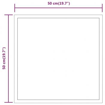 LED-Badspiegel 50x50 cm