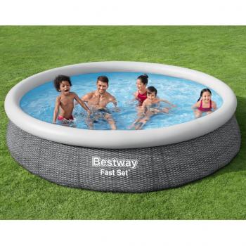 ARDEBO.de - Bestway Swimmingpool Set Rund 366x76 cm