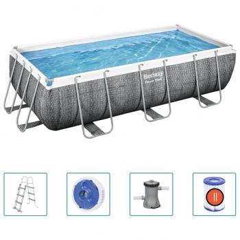 Bestway Power Steel Swimmingpool-Set 404x201x100 cm