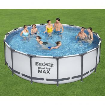 ARDEBO.de - Bestway Pool-Set Steel Pro MAX Rund 457x122 cm