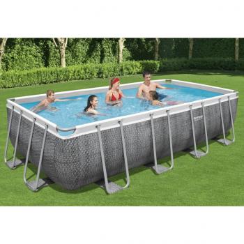 ARDEBO.de - Bestway Pool-Set Power Steel Rechteckig 549x274x122 cm