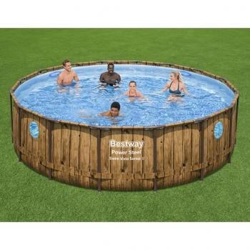 ARDEBO.de - Bestway Power Steel Swimmingpool Set 488x122 cm