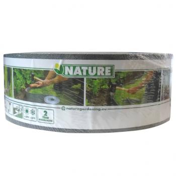 Nature Rasenkante mit Bodenanker Set Grau