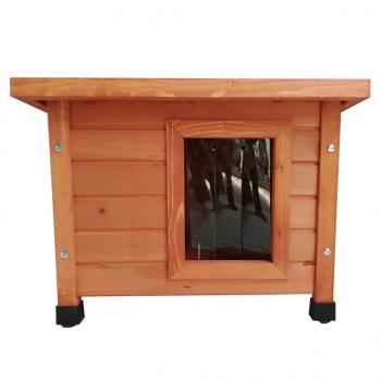 ARDEBO.de - @Pet Outdoor-Katzenhaus XL 68,5x54x51,5 cm Holz Braun