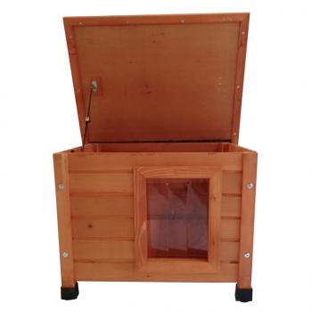 @Pet Outdoor-Katzenhaus XL 68,5x54x51,5 cm Holz Braun