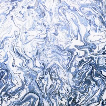 DUTCH WALLCOVERINGS Tapete Liquid Marble Blau