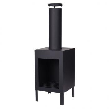 ARDEBO.de - ProGarden Outdoor-Kamin 100 cm Schwarz