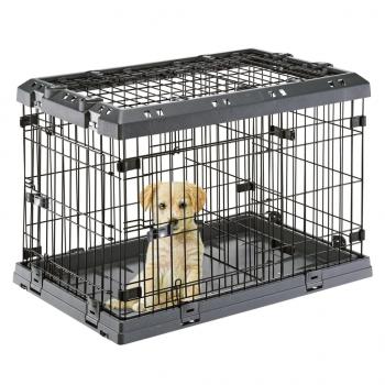 ARDEBO.de - Ferplast Hundekäfig Superior 75 77x51x55 cm Schwarz