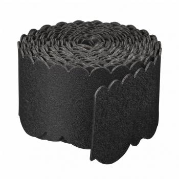 Nature Dekorative Rasenkante 0,13x12 m 3 mm Schwarz