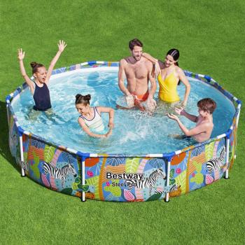 ARDEBO.de - Bestway Pool mit Rahmen Steel Pro 305x66 cm