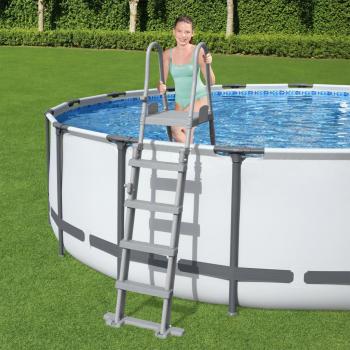 ARDEBO.de - Bestway Pool-Sicherheitsleiter mit 4 Stufen Flowclear 132 cm