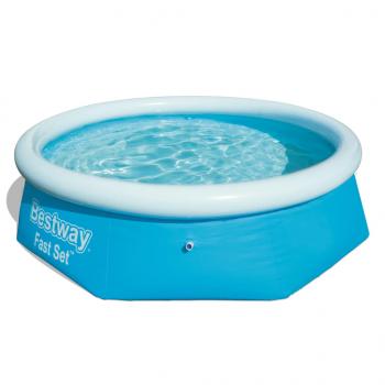 Bestway Swimmingpool Aufblasbar Rund Fast Set 244x66 cm 57265