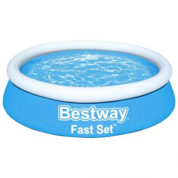 Bestway Fast Set Pool Aufblasbar Rund 183x51 cm Blau