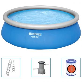 Bestway Fast Set Pool-Set Aufblasbar Rund 457x122 cm