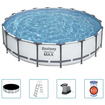 ARDEBO.de - Bestway Steel Pro MAX Swimmingpool-Set 549x122 cm