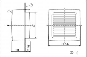 Maico EVN 15 Fensterventilator (800.853)