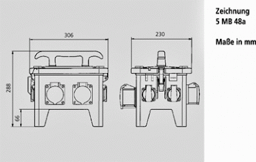 Mennekes (70351) EverGUM® Steckdosen-Kombination