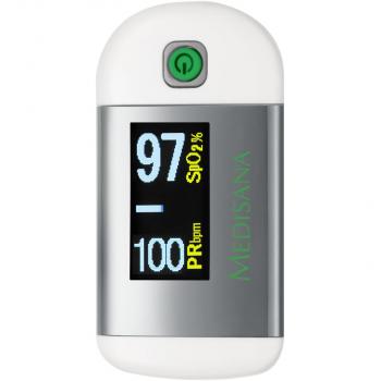 Medisana PM 100 Pulsoximeter, Displayhelligkeit einstellbar, 6 Darstellungen, Bluetooth, weiß