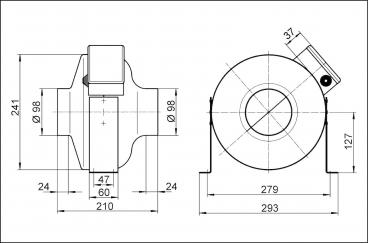 Maico ERR 10/1 S Radial-Rohrventilator (800.271)