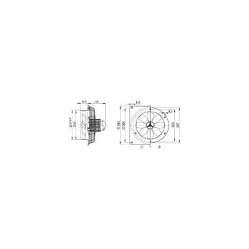 Maico EZQ 20/4 E Axial-Wandventilator 475 m³/h (0083.0484)