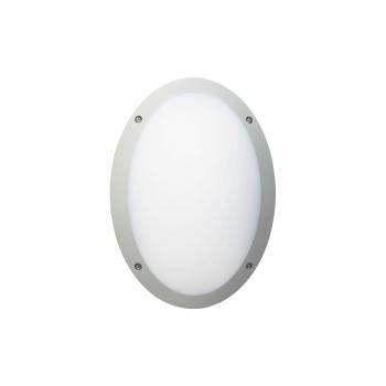 ARDEBO.de MEGAMAN MM77111 Außenwand- und -deckenleuchte FONDA 10,5W-800lm/840-OVAL, 4000K, weiß