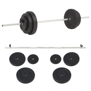 ARDEBO.de - Langhantel-Set 30 kg