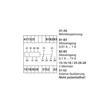 Metz Connect 11027205 Strom-/Spannungsüberwachung EIW-C18 230 V AC