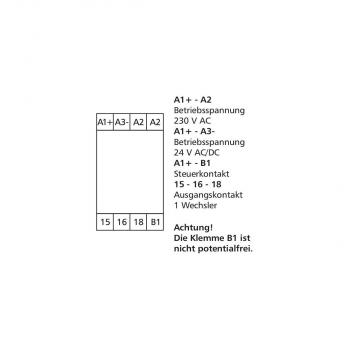 Metz Connect 110657 Multifunktions-Zeitrelais MARk-E08 230 V AC, 24 V AC/DC