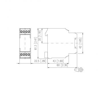 Metz Connect 110657 Multifunktions-Zeitrelais MARk-E08 230 V AC, 24 V AC/DC