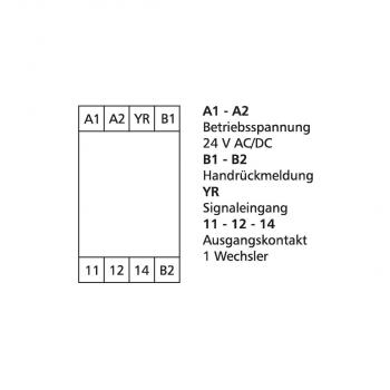 Metz Connect 110666 Schwellwertschalter KRS-E08 HRP 24 V AC/DC