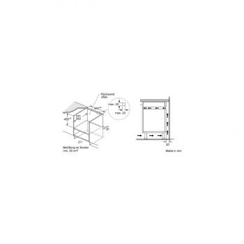 Neff C1CMG84N0 N50 Einbau Mikrowelle, 60cm breit, 900W, 44L, mit Heißluft, 5 Leistungsstufen, LCD-Display, Edelstahl