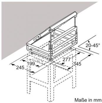 Neff Z5914X0 Adapter für Dachschrägen, vorne/hinten