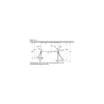 Neff KA3923IE0 N70 Amerikanische Side by Side Kombination, 90,8cm breit, 562L, NoFrost, Superkühlen, MultiAirflow, Edelstahl mit Antifingerprint