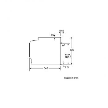 Neff E1CCE4AN0 N50 EEK: A Einbauherd, 71l, 60cm breit, CircoTherm, LCD-Display, Eco Clean back, Edelstahl