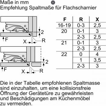 Neff KI7862FE0 N50 Einbau Kühl-Gefrierkombination, 54 cm breit, 260 L, NoFrost, Festtürtechnik, SuperFreeze, LED Beleuchtung